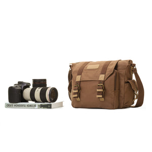 Canvas Camera Bag Shockproof Case DSLR Travel Padded Box Handbag Shoulder Bag